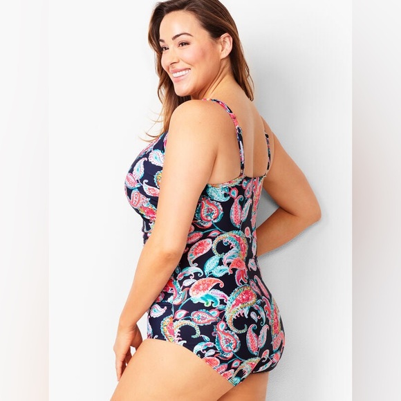 Miraclesuit Amici V-neck One Piece Swimsuit - Picture 2 of 11